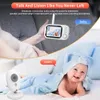 Cdycam 3,5 pouces sans fil vidéo bébé moniteur vision nocturne surveillance de la température 2 voies audio parler bébé nounou caméra de sécurité 240326