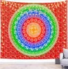 Tapisseries Mandala tapisserie abstraite suspendue peinture bohême chambre mur tissu dortoir fond chevet décor