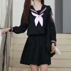 bad Girls Club JK Skirt and Top Set Japanese Student School Uniform Embroidery Basic Pleated Skirts Womens Lg Medium Short XXL s02E#