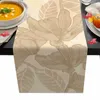 Chemin de table moderne minimaliste feuille modèle européen maison cuisine décoration simple frais fête mariage décor accessoires yq240330