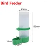 Otros suministros de aves 2/5/8pcs alimentadores bebedero con clip para jaulas de loro botellas de dispensador de agua tazones para beber mascota