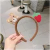 Hair Accessories Delicate Cartoon Cute Headband Korea Style Autumn And Winter Childrens Headbands P Stberry Carrot Buckle Drop Deliver Ot89I