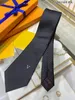 Corbata con letras para hombre Individuos exitosos Corbata de seda Patrón de diseñador Impresión de corbata Jacquard Fiesta Boda Tejido Diseñador de moda con caja
