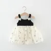 1 year babys birthday born girls clothing bow mesh tutu dresses dress for clothes fashion design flower 240322