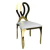 Commercial Furniture Modern Luxury Gold Stainless Steel El Chair Banquet High Back Party Rental Chairs 25 Drop Delivery Home Garden Dhdtl