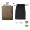 Tools Pure Titanium Water Wine Coffee Tea Bottles Flasks Cans Portable Outdoor Camping Gear EDC Tools