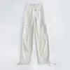 Pantalons pour femmes Suède Femmes Jeans Automne / Hiver Pantalon en coton Jambe large Couleur unie Taille moyenne Casual Pleine longueur Vintage Poche de paille