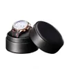 Custodia portaoggetti per orologi in pelle nera Custodia singola per organizer Nuovo orologio a rotolo di marca Gift246V