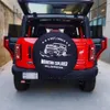 Автомобильные внешние аксессуары 32 дюйма запасной крышки шин задняя крышка для хранения пакета для хранения пакета для Ford Bronco 2021 2022 Инструменты