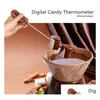 Temperaturinstrumente Großhandel Sile Spata Elektronisches Digitalthermometer Küche Lebensmittel Grill Milch Kaffee Kochen Drop Lieferung Offic Dhytx