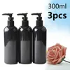 Liquid Soap Dispenser Durable Pump Bottle Tool Refillable Salon Shampoo Shower Gel Bathroom Dishes Containers