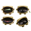 Sunglasses Portable Outdoor Tactical Glasses Bag Camouflage Men Nylon Waist Belt Sunglasses Pack Eyeglasses Case Clutch Bag