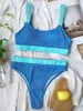 Hochwertige Frauen -Designer -Bikinis -Bikinis -Deals neue Mode Womens Bikinis -Bikinis -Handlung Bikini hoher Taille Badeanzug solider weiblicher Schwimmanzug für