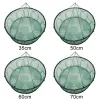 Accessoires de pêche automatique Piège net Cage Round Forme Durable Open for Crabe River homard des écrevisses extérieures