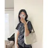 Fi Корейский бренд Tote Сумочка Nyl Mucu и Eby Сумки с вышитым логотипом Сумки на плечо Шикарные пригородные ручные сумки для женщин L5oQ #