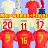 2024スペインサッカージャージPedri Ferran Torres Morata GaviフットボールシャツAnsu Fati Koke Azpilicueta Men and Kids Kit