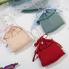 Confezione regalo 10 pezzi Borsa con coulisse per riporre oggetti increspati di ghiaccio Matrimonio Festa di compleanno Biscotti Sacchetti di caramelle Sacchetti per gioielli Bambino