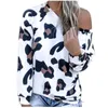 Womens Blouses Shirts Summer Women Leopard Blouse Long Sleeve Shirt Ladies Round Neck Loose Casual Plover Tops Cas Female Clothing Tun Dhsdw