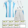 kit da calcio per bambini 24 25 MESSIS Soccer Jerseys 2024 2025 magliette da calcio per bambini