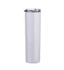 20oz Skinny Tumblers Sublimation Blanks Tumbler Stainless Steel Coffee Mugs Beer Classic Cup With Lid straws Sea AHC35183659941