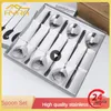 Spoons Stainless Steel Spoon Gift Box Anti-rust Thicken Set Combination Tenacity Kitchen Bar Utensils Boxed Tablespoon