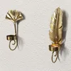 Kandelaars Metalen Bladhouder Scandinavische Stijl Muur Hangende Decoratie Kandelaar Gouden Rek Feestcadeau Thuis Kamer Jaar Decor