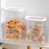 Bottiglie di stoccaggio Scatola per cereali sigillata Contenitore trasparente per cereali per alimenti Contenitore per riso Barile per chicchi di caffè Strumenti per organizzare