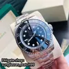 Top Bezel 41mm and 44mm watches for men luxury brand Ceramic The new water ghost men's steel watch diving series Automatic m256m