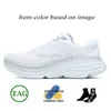 Scarpe da corsa da jogging da uomo in rete da donna all'ingrosso Clifton 9 Bondi 8 Scarpe da ginnastica per persone libere Piattaforma Triple Bianco Nero Bellwether Blu Scarpe da ginnastica per sport all'aria aperta