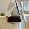 Femmes Petits sacs à bandoulière en cuir Fi Mini sac à main léger sous le bras sac à main solide fourre-tout sac à main embrayage o9uD #