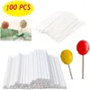 Bakvormen Bakvormen 15cm Lollipop Cake Paper Stick DIY Chocolade Snoepreep 100 STKS