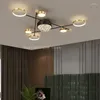 Kroonluchters Moderne kroonluchter Verlichting Noords Vierkant Kristal Woonkamer Slaapkamer Creatieve woningarmaturen