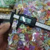 Composants 500PICES 2027mm DIY Résine Jelly Kawaii Ribbon Figurine Sticker Perles plates Scrapbook pour femme pour enfants en épingle