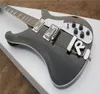 Ricker 4003 Model 6 Strings Black Electric Guitar Rosewood Fingerboard Hardware 22