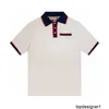 Designer The correct version of the verified summer luxury pocket logo polo shirt is the same for men and women H9MZ