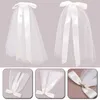 Nuevo velo nupcial con linda de pelo lindo arco blanco marfil de marfil velo de boda para novias joyas de joyas matrimonios accesorios de boda 56tf#