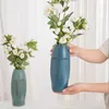 Vaser luda 2x nordisk minimalistisk pe abstrakt vas mänsklig ansikte kreativ visningsrum dekorativ figue huvudform vasgrön blå