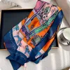 Fashion 2024 Designer Scarf Ladies Classic Spring 180-90 Silk Scarf Soft High Quality Women Shawl 20