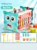 Inteligence Toys Baby Montessori Magict Fishing Owl Cube Nauka Edukacyjna Gra Hammer z muzyką Puzzle for Kids Prezent 240 DHNCQ