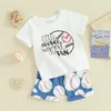 Kläder sätter baby sommarkläder baseball född spädbarn flicka romper ruffle shorts set småbarn pojke t-shirt korta byxor kläder