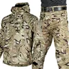 Giacca tattica impermeabile set di giacca per uomini uniforme militare camuffamento da tute calde percorsi da estate escursionistica abiti da estate