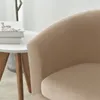 Housses de chaise housse de canapé antidérapante monoplace semi-circulaire mode couleur unie meubles de protection pour maison Bar Club