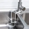 Portaoggetti da cucina Scarico per lavello in metallo Ventosa da parete Porta spugna per asciugatura Porta sapone Organizzatore per mensola per strofinaccio
