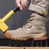 Boots Men Steel Toe Work Safety Boots High Top Antismashing Work Shoes Sneakers Antipuncture Construction Safety Shoes Security Boot