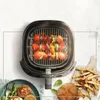 Friteuse à Air à Double chaudière, support en acier inoxydable, outils de cuisson, poêle à barbecue, accessoires de cuisson