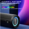 Haut-parleurs SODLK T21 haut-parleurs Bluetooth portables 60W caisson de basses 360 stéréo RGB lumière sans fil étanche TWS Super USB/TF/AUX Boom box