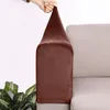 Chair Covers 1Pc Removable Armchair Sofa Armrest Cover Stretch Couch Arm Protectors Solid Slipcover For Living Room