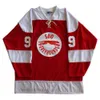 Maillot de hockey 24S 99 Wayne Gretzky Soo Greyhounds, broderie cousue, personnalisable avec n'importe quel numéro et nom