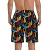 Shorts pour hommes Conseil coloré Été Imprimé Animal Mode Pantalons Courts Hommes Courir Respirant Conception Maillot De Bain