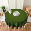 Table Cloth Four Leaf Clover Pattern Tablecloths Living Room Decoration Fabric Round Tablecloth